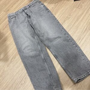 Mango Women's Relaxed Fit Gray Jeans